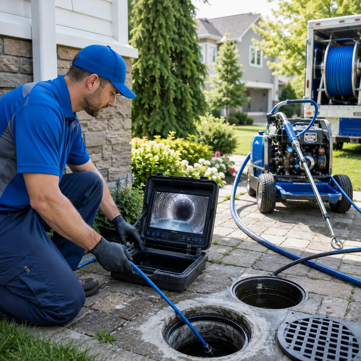 Outdoor drain cleaning professionals serving Grandville, MI